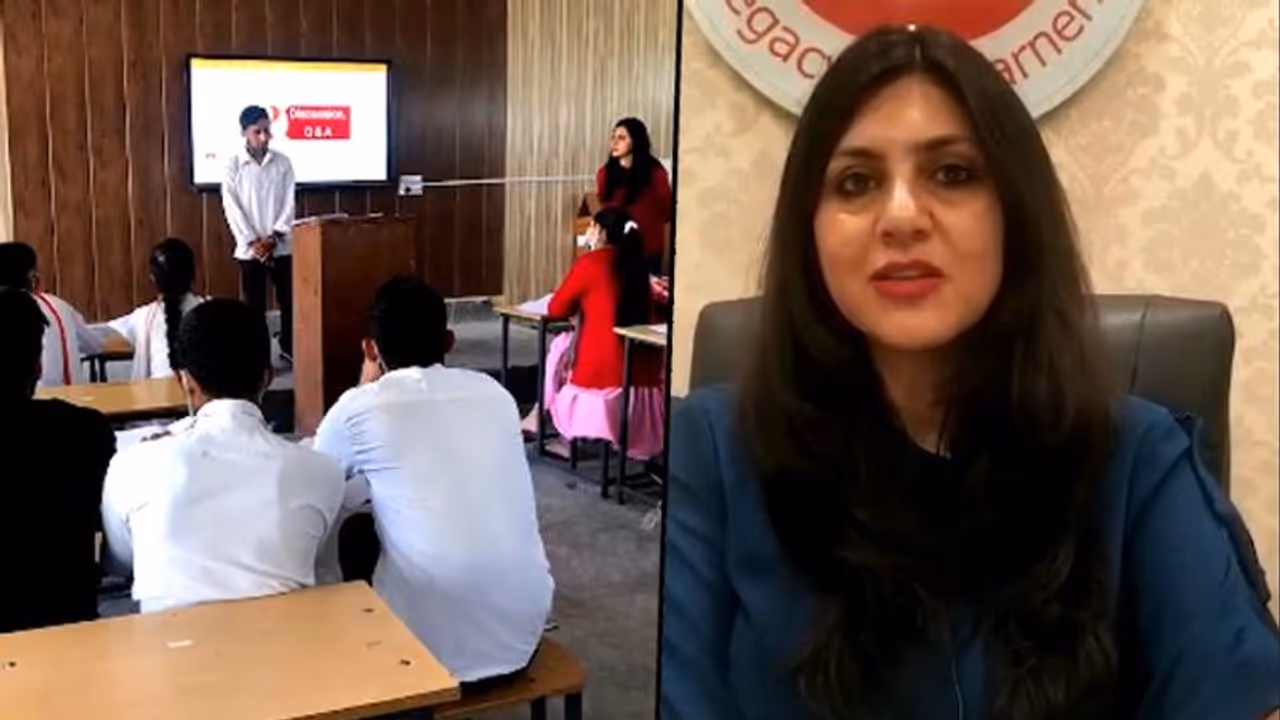 Quitting high paying job in a multinational company, she started personality development training