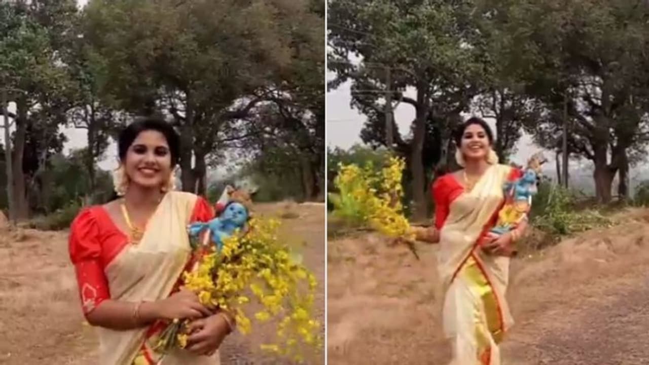 വിഷു ഫോട്ടോഷൂട്ടുമായി 'പാടാത്ത പൈങ്കിളി'യിലെ കണ്മണി വിഷു ഫോട്ടോഷൂട്ടുമായി 'പാടാത്ത പൈങ്കിളി'യിലെ കണ്മണി