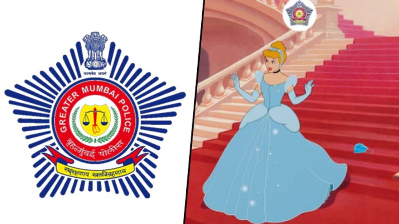 Mumbai Police spread awareness about face masks using Disney's Cinderella; Watch viral post Mumbai Police spread awareness about face masks using Disney's Cinderella; Watch viral post