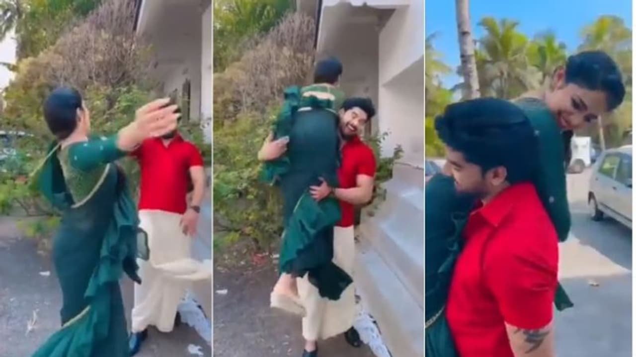 റൊമാന്റിക് റീൽസുമായി കൂടെവിടെ താരങ്ങൾ റൊമാന്റിക് റീൽസുമായി കൂടെവിടെ താരങ്ങൾ