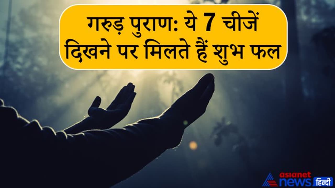 गरुड़ पुराण: जानिए वो कौन सी 7 चीजें हैं जिन्हें देखने पर हमें पुण्य और शुभ फल मिलते हैं गरुड़ पुराण: जानिए वो कौन सी 7 चीजें हैं जिन्हें देखने पर हमें पुण्य और शुभ फल मिलते हैं