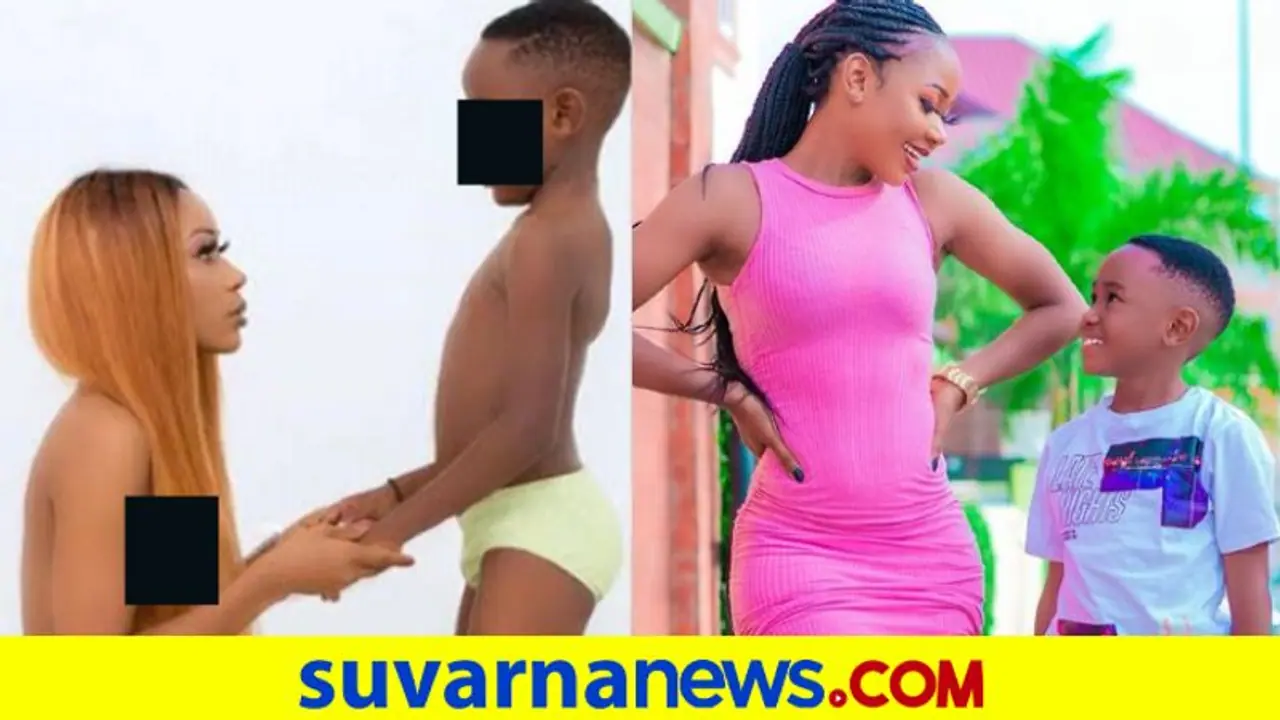 7 ವರ್ಷದ ಮಗನ ಜೊತೆ ನಟಿಯ ಬೆತ್ತಲೆ ಪೋಸ್: 3 ತಿಂಗಳು ಜೈಲು