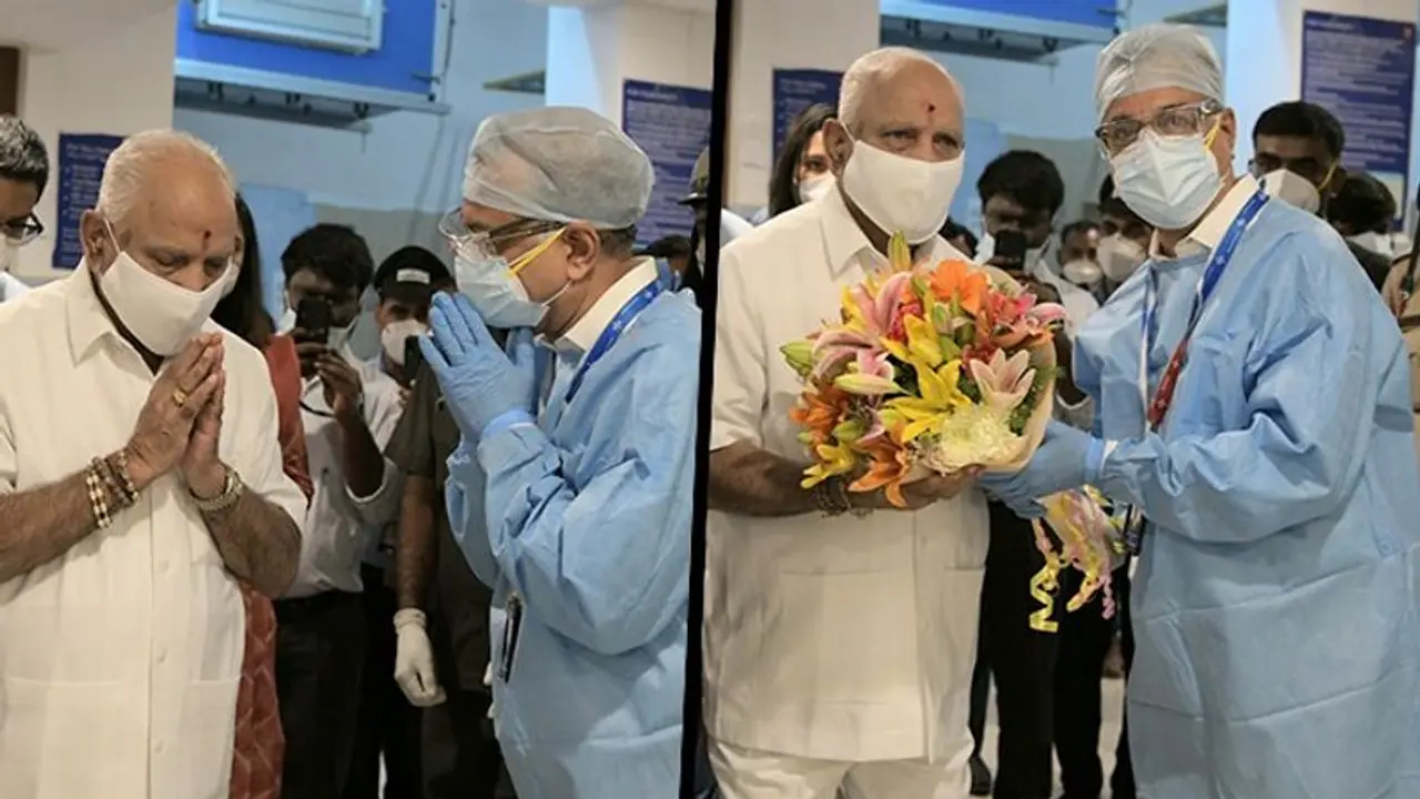 2வது முறையாக கொரோனாவை வென்றார் கர்நாடக முதல்வர் எடியூரப்பா... குவியும் வாழ்த்துக்கள்...! 2வது முறையாக கொரோனாவை வென்றார் கர்நாடக முதல்வர் எடியூரப்பா... குவியும் வாழ்த்துக்கள்...!