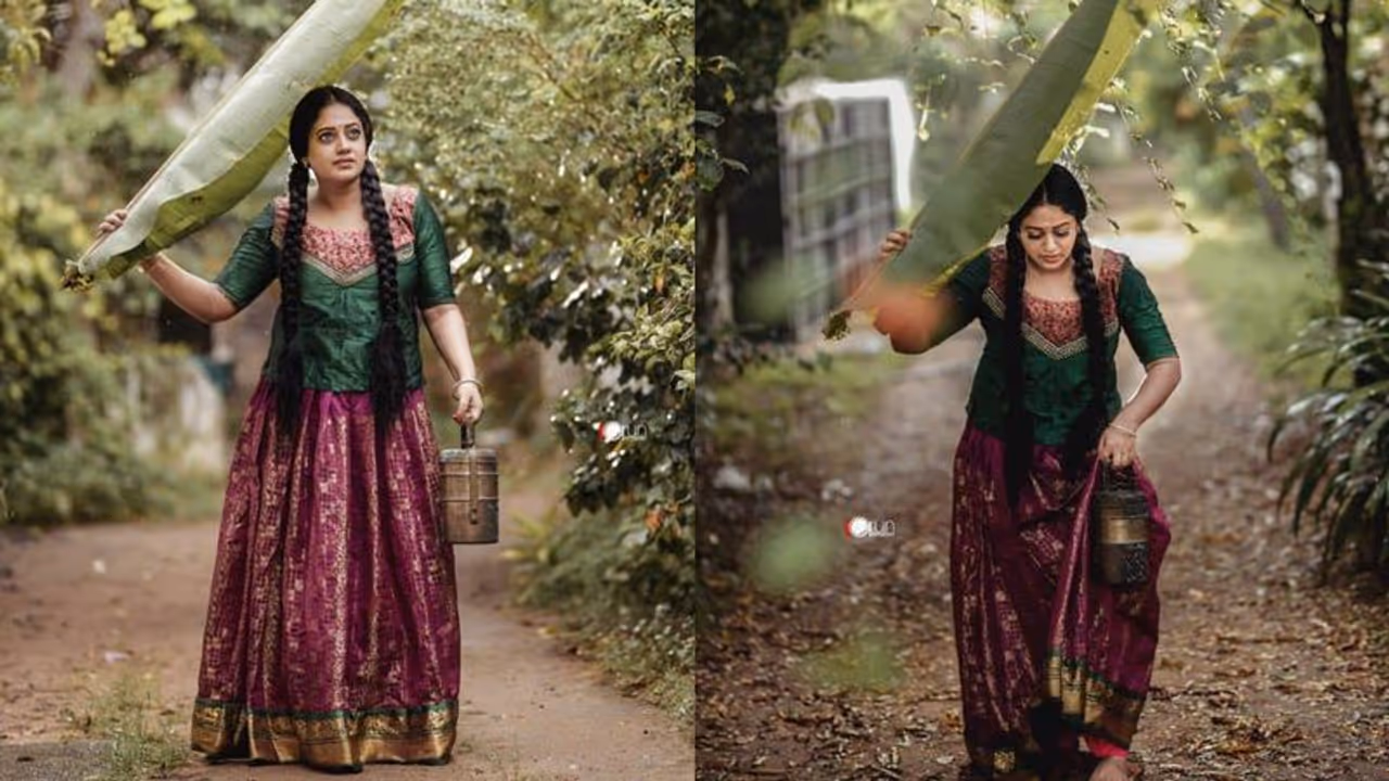 പട്ടുപാവാടക്കാരിയായി പ്രീത പ്രദീപ്; വൈറലായി ചിത്രങ്ങള് പട്ടുപാവാടക്കാരിയായി പ്രീത പ്രദീപ്; വൈറലായി ചിത്രങ്ങള്