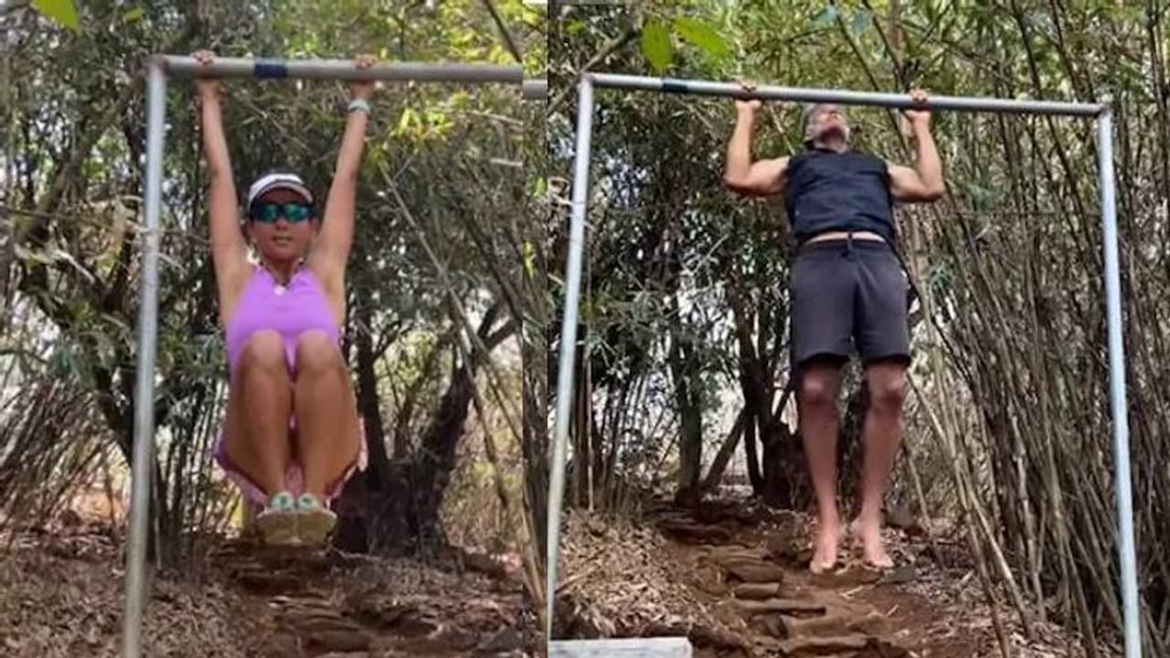 'മുപ്പത് സെക്കന്റുകള് തന്നെ ധാരാളം'; വർക്കൗട്ട് വീഡിയോ പങ്കുവച്ച് മിലിന്ദ് സോമനും അങ്കിതയും 'മുപ്പത് സെക്കന്റുകള് തന്നെ ധാരാളം'; വർക്കൗട്ട് വീഡിയോ പങ്കുവച്ച് മിലിന്ദ് സോമനും അങ്കിതയും