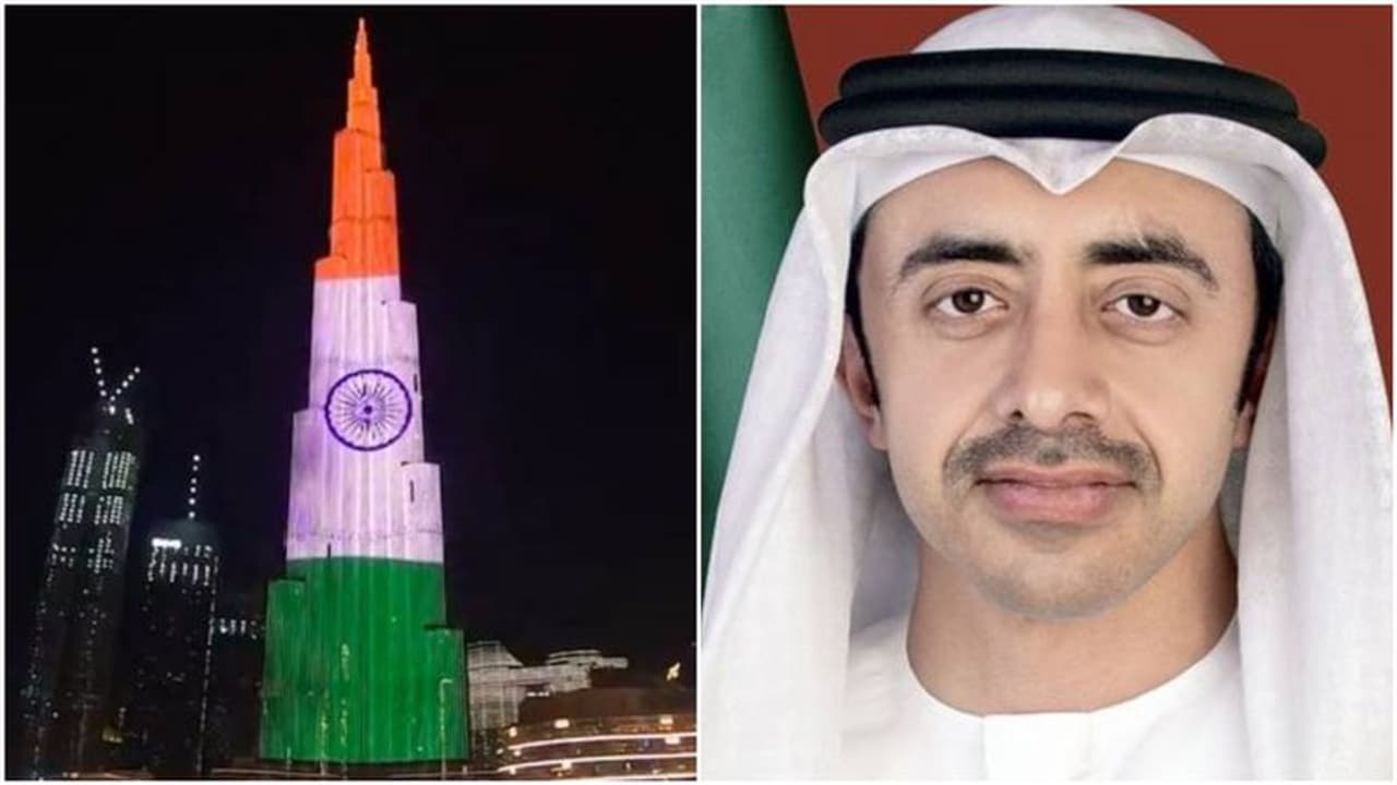കൊവിഡ് പോരാട്ടത്തില് ഇന്ത്യയ്ക്ക് പിന്തുണയുമായി യുഎഇ; മൂവര്ണമണിഞ്ഞ് ബുര്ജ് ഖലീഫ കൊവിഡ് പോരാട്ടത്തില് ഇന്ത്യയ്ക്ക് പിന്തുണയുമായി യുഎഇ; മൂവര്ണമണിഞ്ഞ് ബുര്ജ് ഖലീഫ
