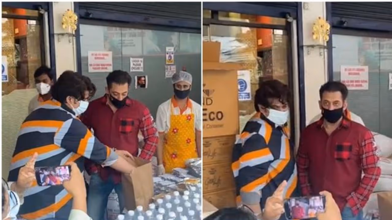 കൊവിഡ് മുന്നണി പോരാളികള്ക്ക് ഭക്ഷണമെത്തിച്ച് സല്മാന് ഖാന്; വീഡിയോ വൈറല് കൊവിഡ് മുന്നണി പോരാളികള്ക്ക് ഭക്ഷണമെത്തിച്ച് സല്മാന് ഖാന്; വീഡിയോ വൈറല്