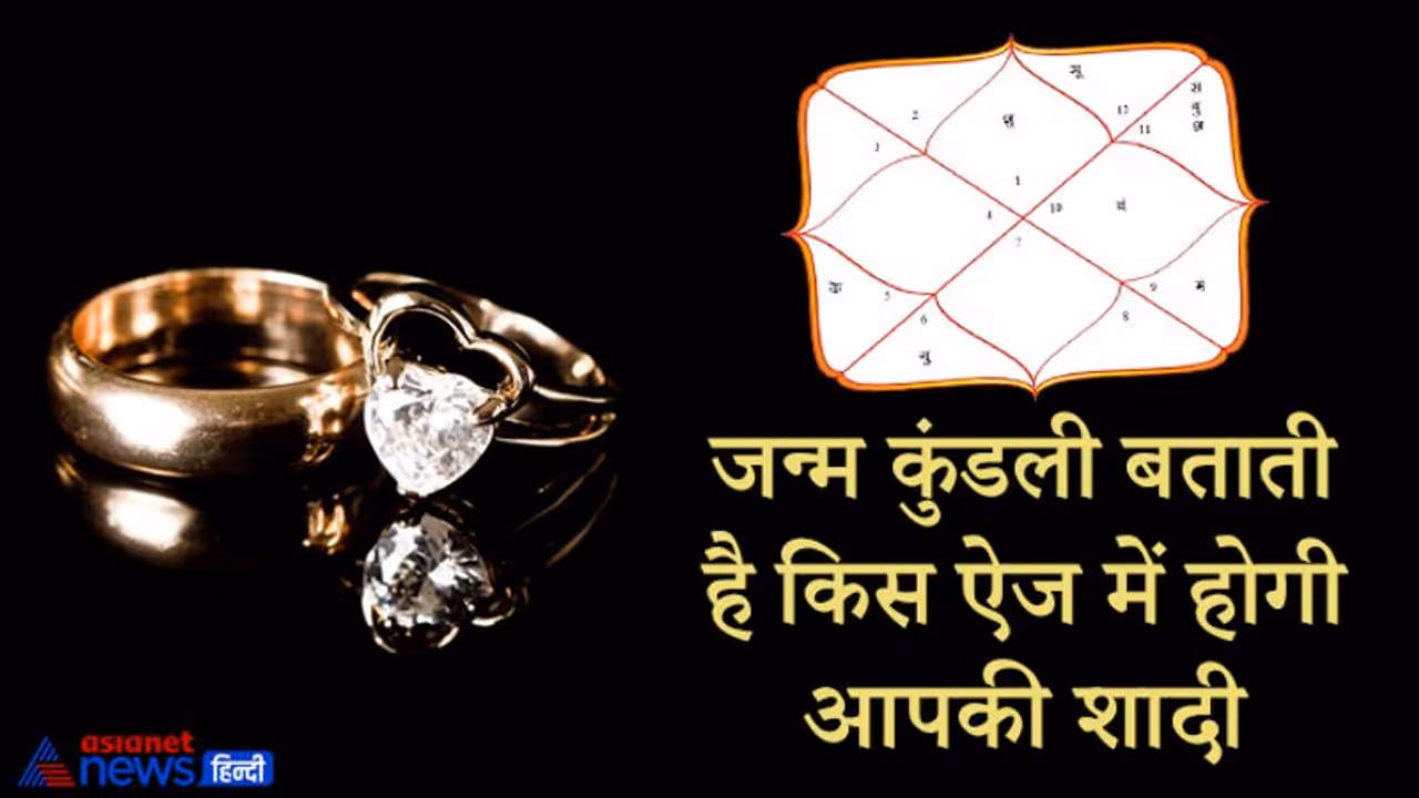 किस उम्र में हो सकती है आपकी शादी, जान सकते हैं जन्म कुंडली के इन योगों से किस उम्र में हो सकती है आपकी शादी, जान सकते हैं जन्म कुंडली के इन योगों से
