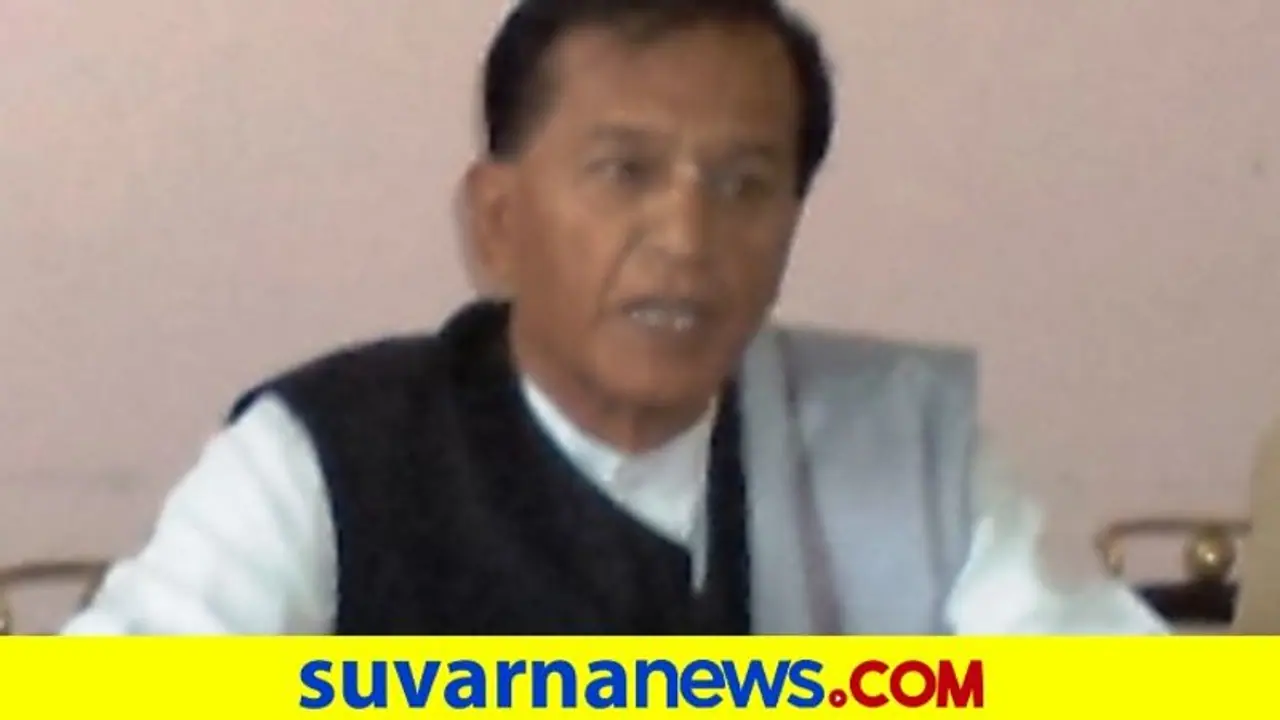 ಮಾಜಿ ಸಂಸದ, ಕಾಂಗ್ರೆಸ್ ಹಿರಿಯ ನಾಯಕ ಎಸ್.ಬಿ. ಸಿದ್ನಾಳ್ ಇನ್ನಿಲ್ಲ!