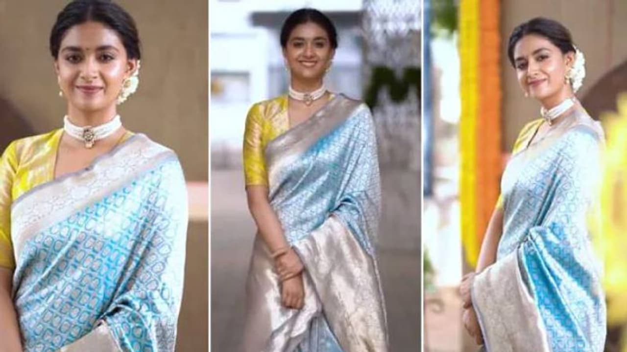 ട്രഡീഷണല് സാരിയില് സുന്ദരിയായി കീര്ത്തി സുരേഷ് ട്രഡീഷണല് സാരിയില് സുന്ദരിയായി കീര്ത്തി സുരേഷ്