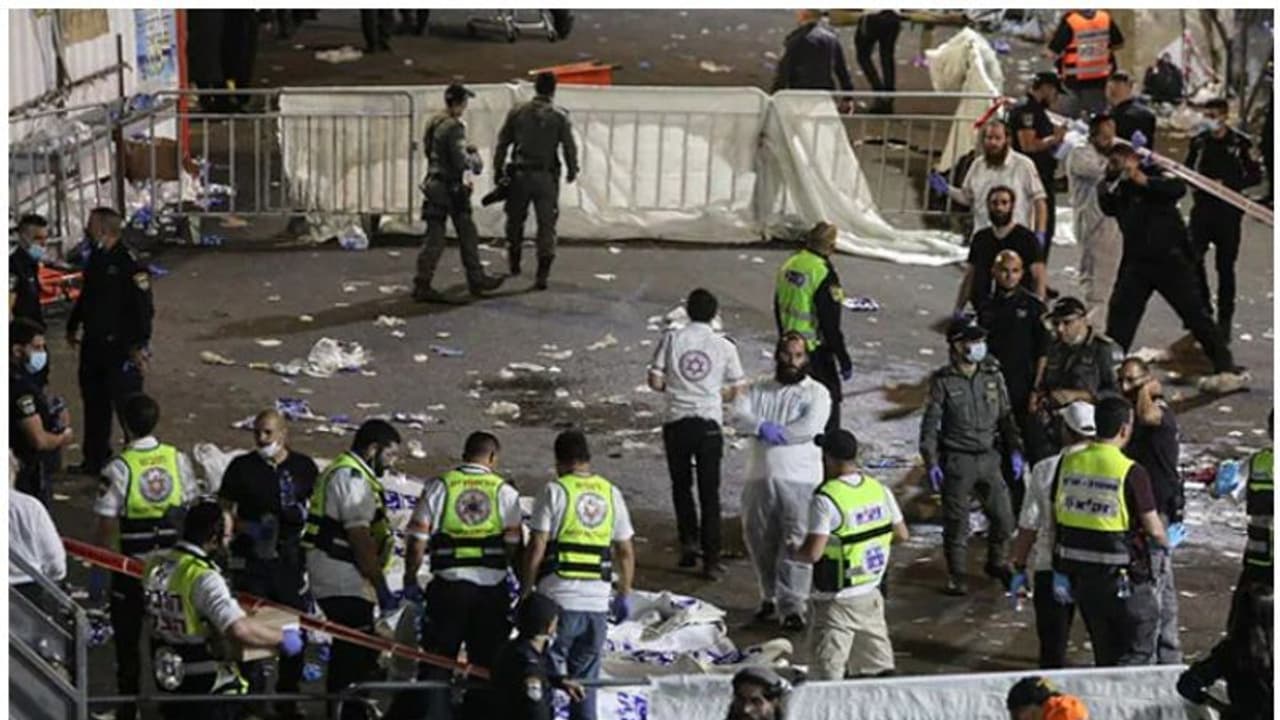 ഇസ്രായേലിലെ തീര്ത്ഥാടന കേന്ദ്രത്തില് തിക്കും തിരക്കും; 44 പേര് മരിച്ചു ഇസ്രായേലിലെ തീര്ത്ഥാടന കേന്ദ്രത്തില് തിക്കും തിരക്കും; 44 പേര് മരിച്ചു