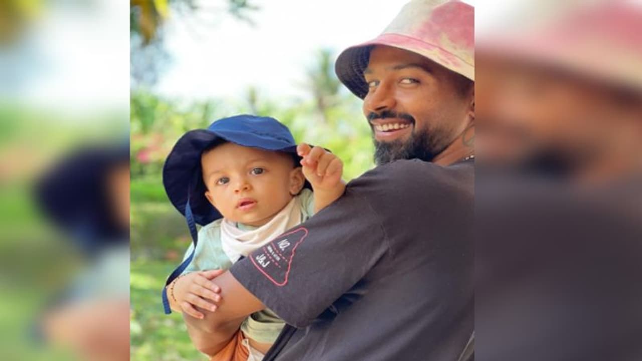 IPL 2021: Hardik Pandya fathers son Agastya in a candid fashion (Watch video) IPL 2021: Hardik Pandya fathers son Agastya in a candid fashion (Watch video)