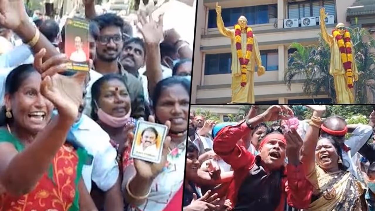 Despite EC ban on victory processions, DMK workers celebrate in large numbers
