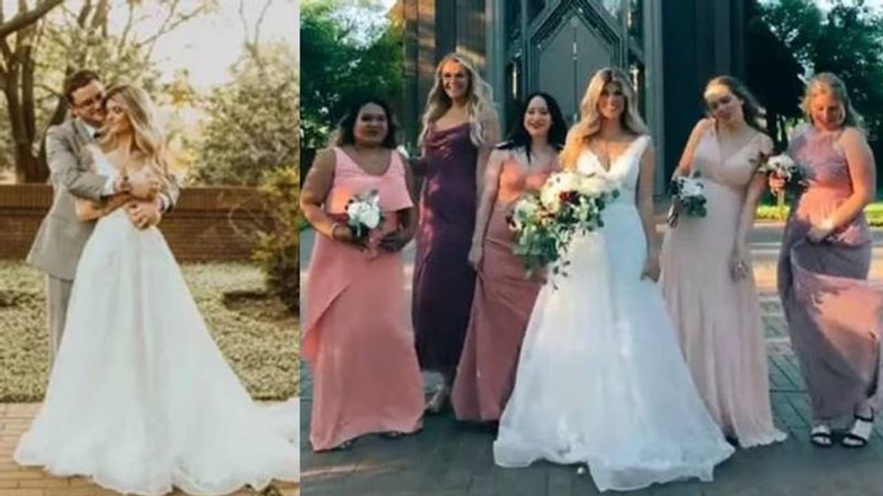 ഇത് കൊവിഡ് കാലത്തെ വിവാഹം; അപരിചിതരെ മാത്രം വിളിച്ച് വരനും വധുവും!