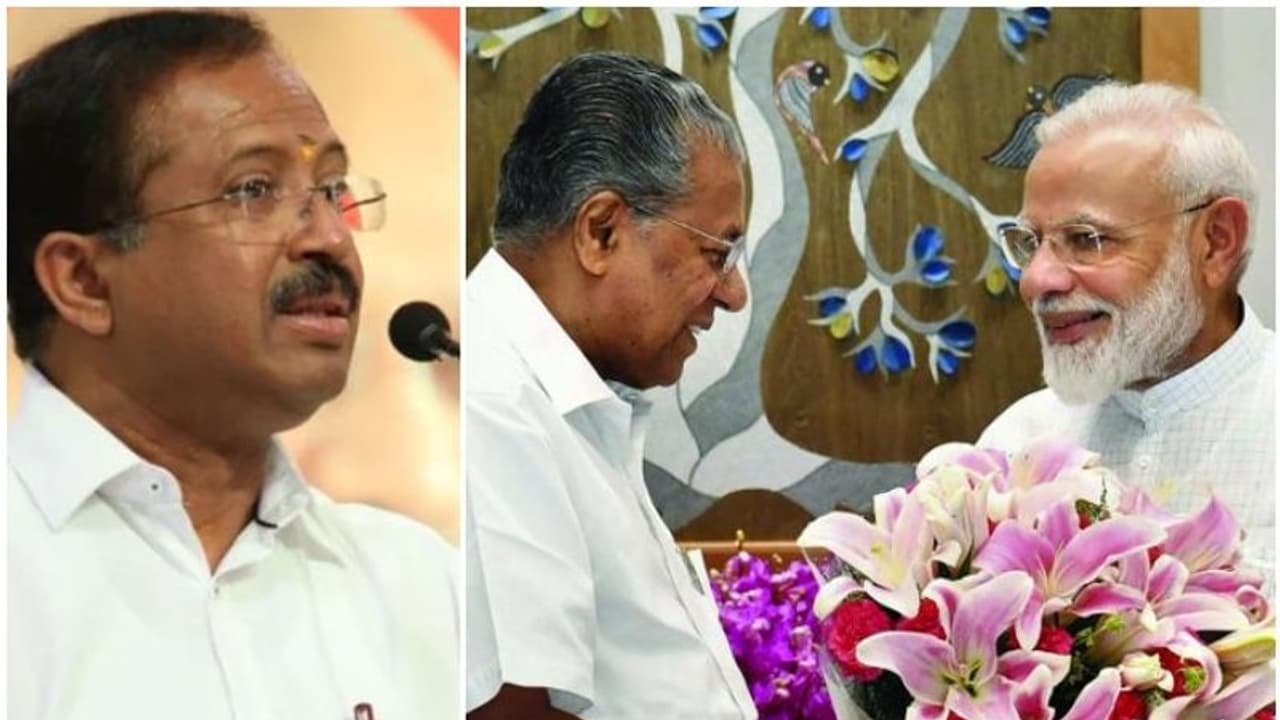 'വിജയം മോദിയെ വിനയാന്വിതനാക്കി, പിണറായി പുലഭ്യം പറയുന്നു', അധികാരത്തിന്‍റെ ഉന്മാദമെന്നും വി മുരളീധരൻ