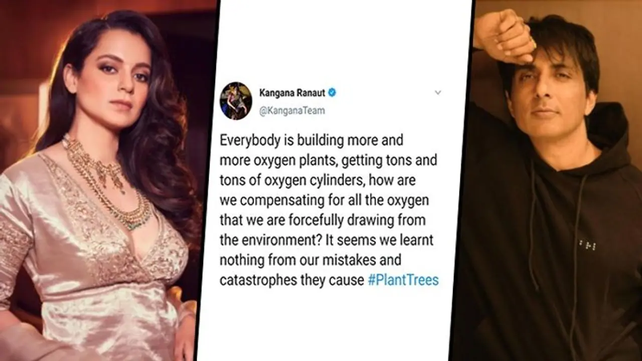 Kangana Ranaut takes 'Panga' again, accuses people of stealing oxygen, calls Sonu Sood fraud