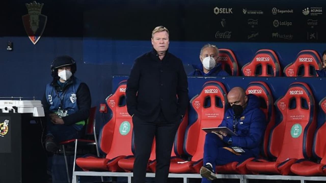 അപ്പീല് തള്ളി; ബാഴ്സലോണ പരിശീലകന് കൂമാന്റെ വിലക്ക് തുടരും അപ്പീല് തള്ളി; ബാഴ്സലോണ പരിശീലകന് കൂമാന്റെ വിലക്ക് തുടരും