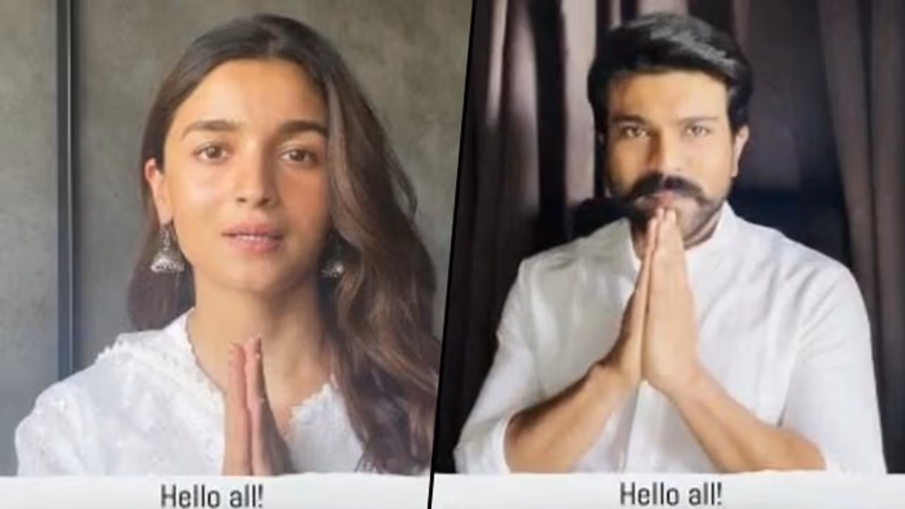 Alia Bhatt to Ram Charan: RRR stars request  fans to maintain COVID 19 protocols; Watch video