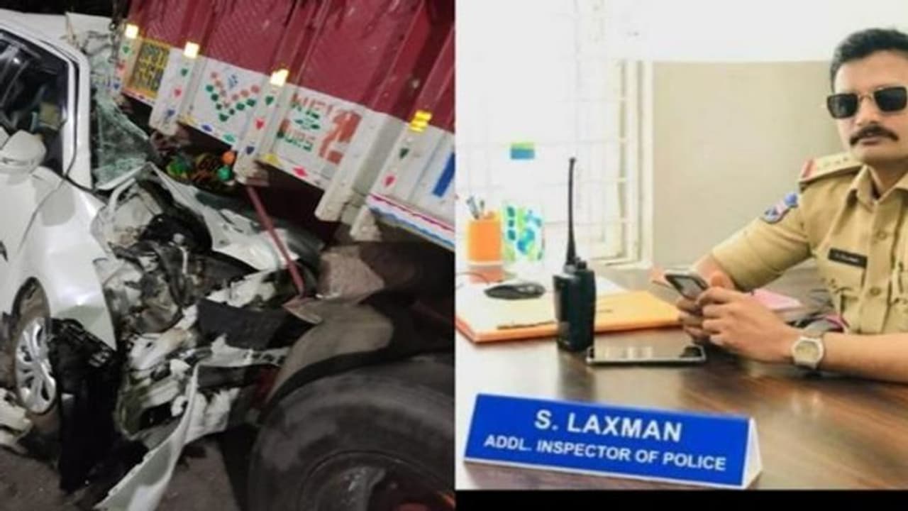 రోడ్డు ప్రమాదం కారు నుజ్జు నుజ్జు: సుల్తాన్ బజార్ సీఐ దంపతుల దుర్మరణం రోడ్డు ప్రమాదం కారు నుజ్జు నుజ్జు: సుల్తాన్ బజార్ సీఐ దంపతుల దుర్మరణం