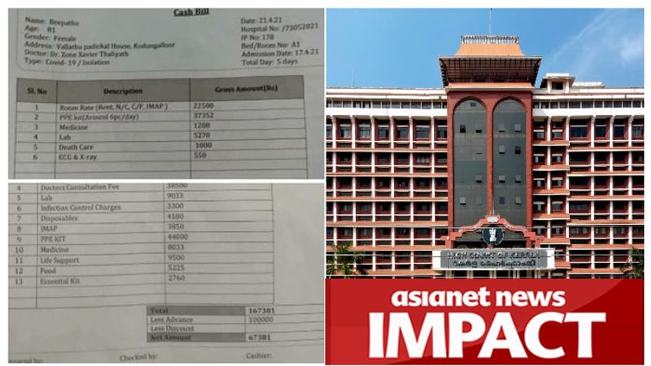 പിപിഇ കിറ്റിലെ കൊള്ളയ്ക്കെതിരെ ഹൈക്കോടതി; സ്വകാര്യ ആശുപത്രികൾക്കെതിരെ അന്വേഷണം, ഏഷ്യാനെറ്റ് ന്യൂസിന് അഭിനന്ദനം പിപിഇ കിറ്റിലെ കൊള്ളയ്ക്കെതിരെ ഹൈക്കോടതി; സ്വകാര്യ ആശുപത്രികൾക്കെതിരെ അന്വേഷണം, ഏഷ്യാനെറ്റ് ന്യൂസിന് അഭിനന്ദനം