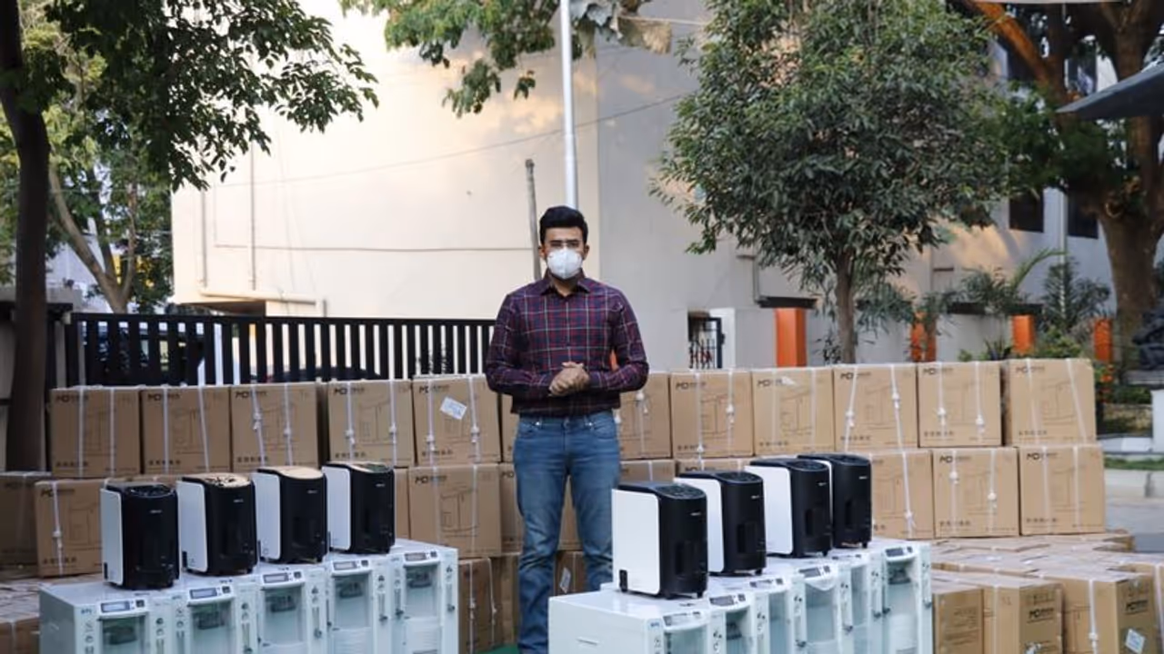 ತೇಜಸ್ವಿ ಸೂರ್ಯ ಮಹತ್ತರ ಕಾರ್ಯ, ಈ ಸಂಖ್ಯೆಗೆ ಕರೆ ಮಾಡಿ ಫ್ರೀ ಆಕ್ಸಿಜನ್ ಪಡೆಯಿರಿ