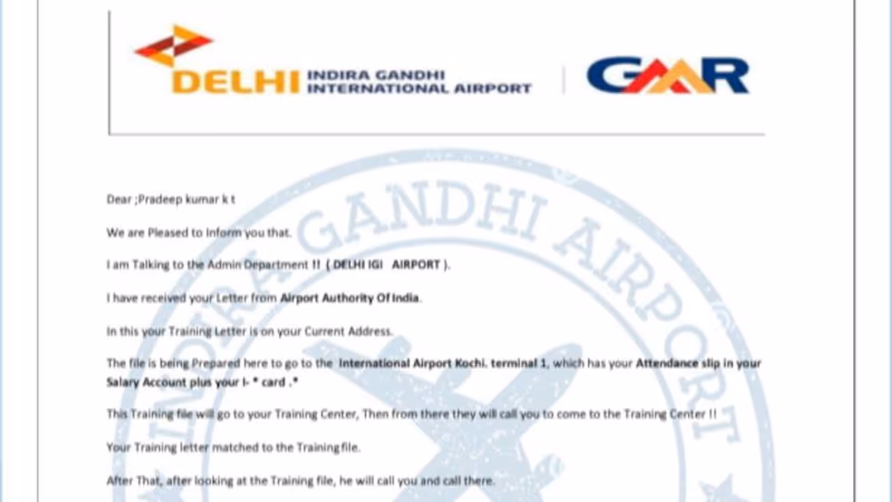 ഓൺലൈൻ പരസ്യത്തിലൂടെ വിമാനത്താവളത്തില് ജോലി വാഗ്ദാനം ചെയ്ത് തട്ടിപ്പ് വ്യാപകം ഓൺലൈൻ പരസ്യത്തിലൂടെ വിമാനത്താവളത്തില് ജോലി വാഗ്ദാനം ചെയ്ത് തട്ടിപ്പ് വ്യാപകം