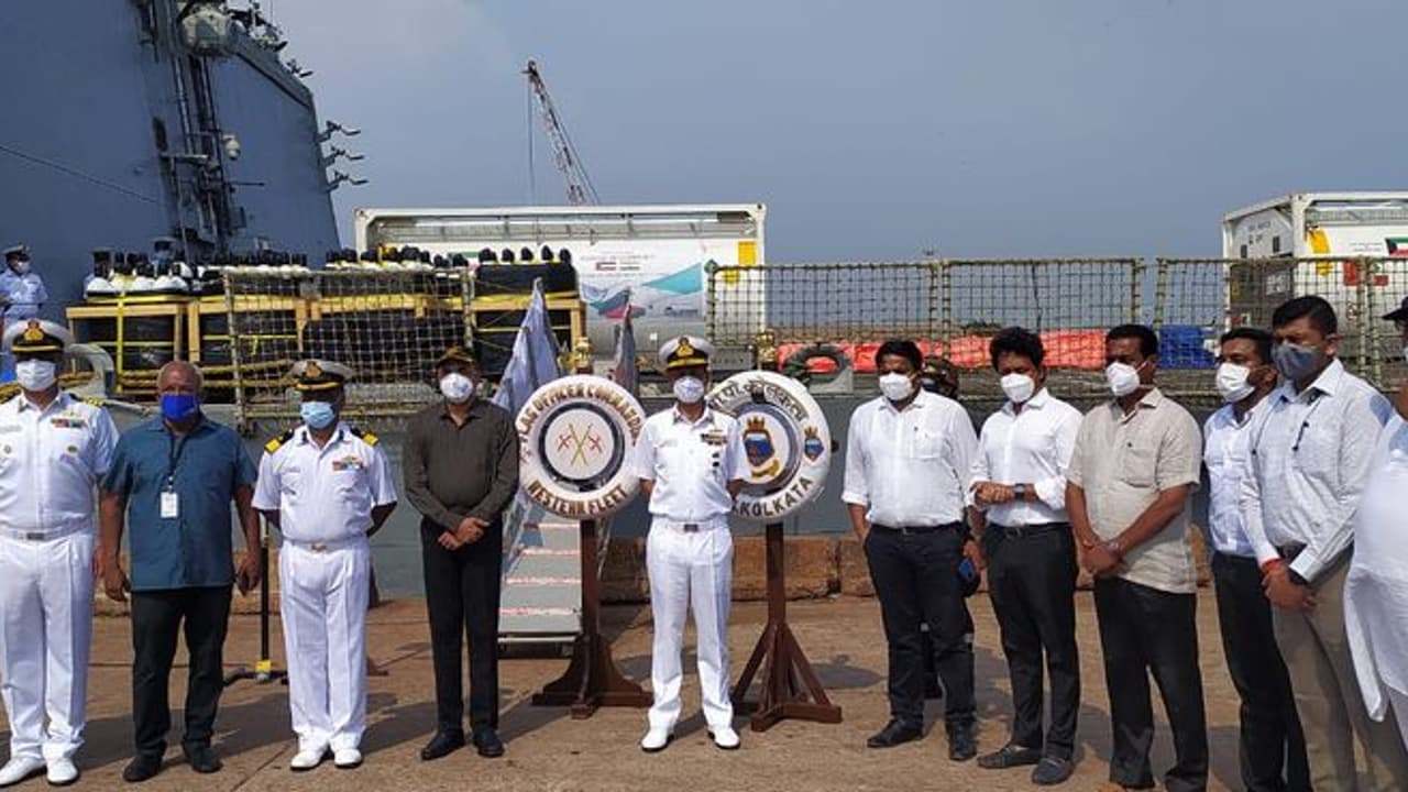 ಮಂಗಳೂರು ಬಂದರಿಗೆ ಆಗಮಿಸಿದ ಮೆಡಿಕಲ್ ಆಕ್ಸಿಜನ್ ಹೊತ್ತ ಕುವೈತ್ ಹಡಗು