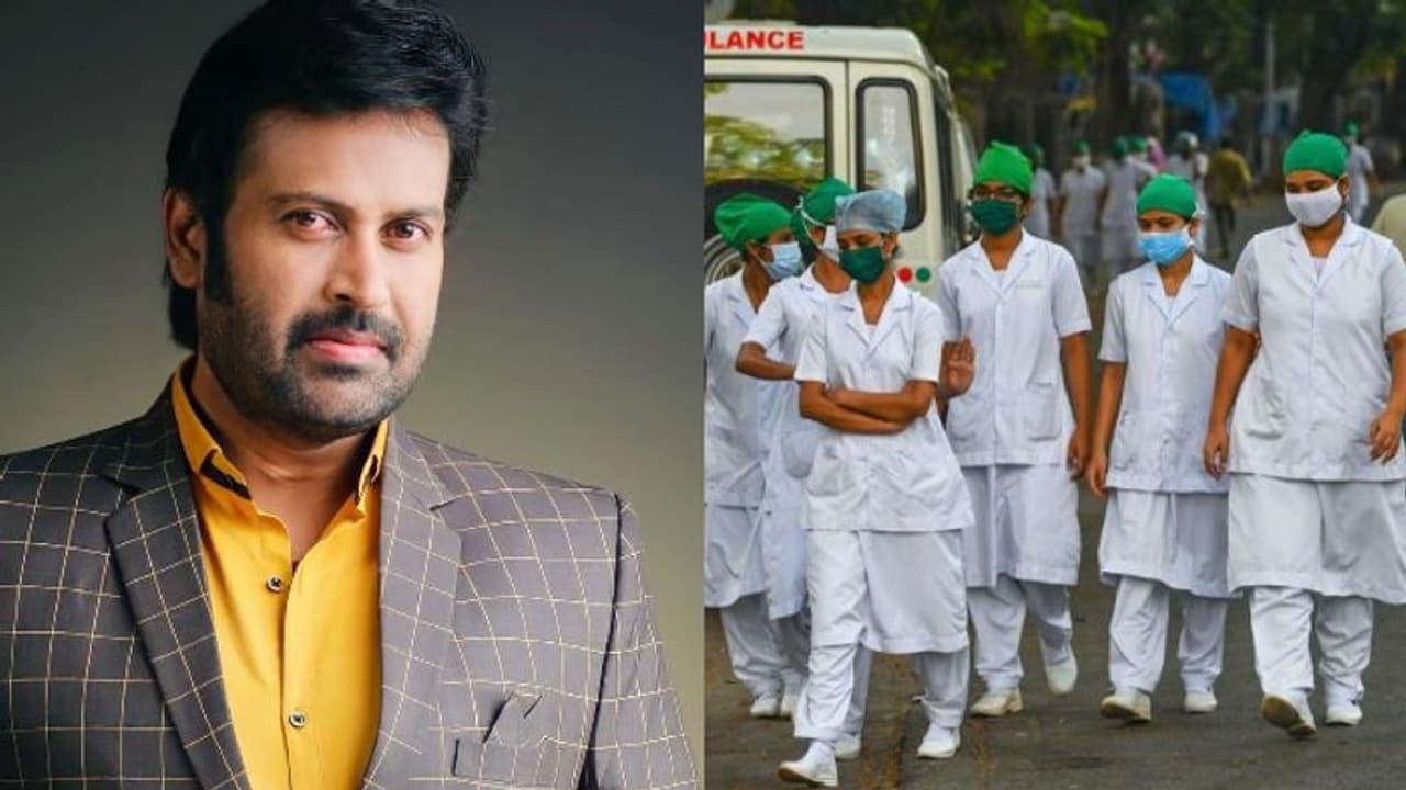 നഴ്സസ് ദിനത്തിൽ മാലാഖമാർക്ക് അഭിവാദ്യമർപ്പിച്ച് മനോജ് കെ ജയൻ നഴ്സസ് ദിനത്തിൽ മാലാഖമാർക്ക് അഭിവാദ്യമർപ്പിച്ച് മനോജ് കെ ജയൻ