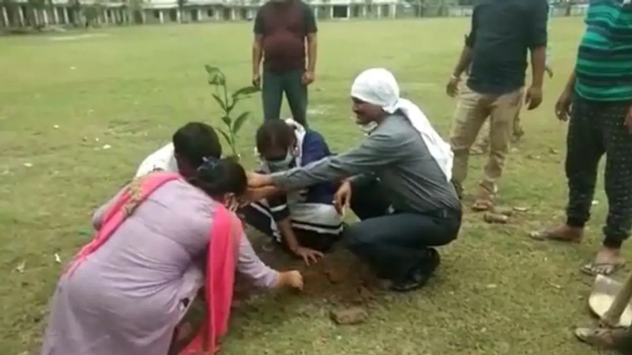 বিবাহবার্ষিকীতে আড়ম্বর নয়, বৃক্ষরোপণ করে সচেতনতার অনন্য বার্তা দম্পতির