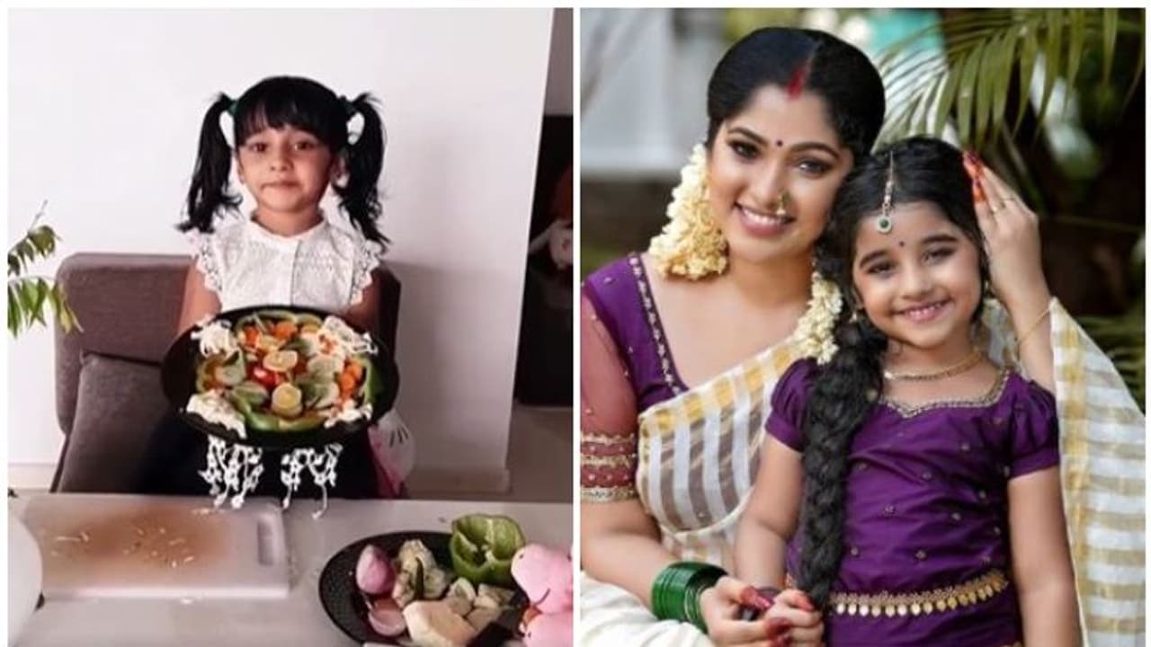 ഇതാ ഒരു ഹെൽത്തി സാലഡ്; കൺമണിയുടെ വീഡിയോ പങ്കുവച്ച് മുക്ത ഇതാ ഒരു ഹെൽത്തി സാലഡ്; കൺമണിയുടെ വീഡിയോ പങ്കുവച്ച് മുക്ത