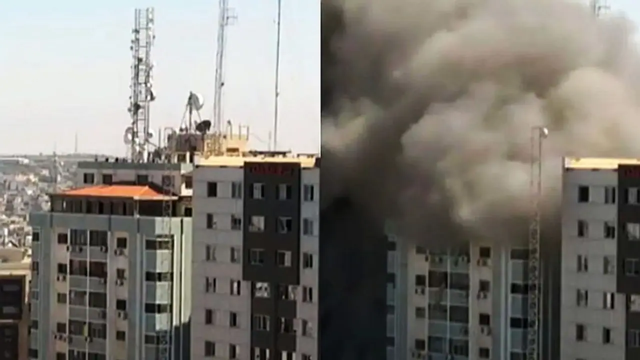 Israeli airstrike reduces building with media offices to rubble; calls it 'lawful military target' Israeli airstrike reduces building with media offices to rubble; calls it 'lawful military target'