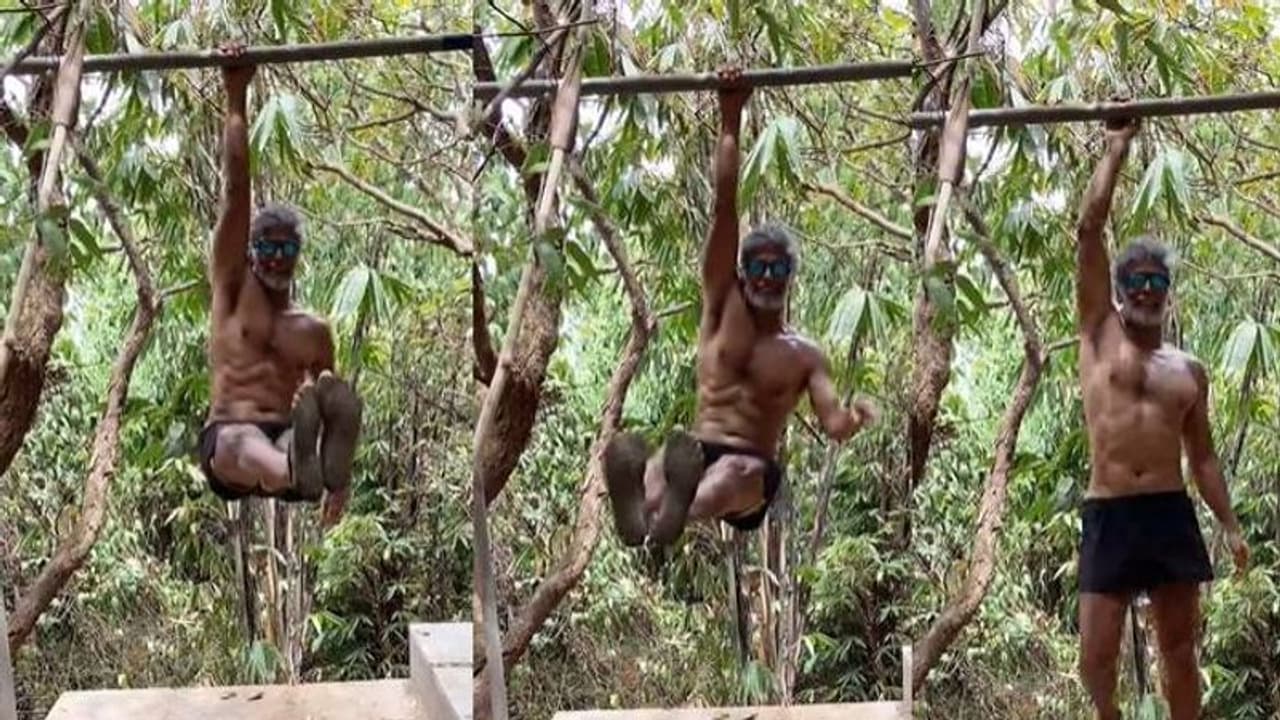 ഇനി ഒറ്റ കൈ കൊണ്ട് പുള് അപ് ചെയ്താലോ? പുത്തന് വീഡിയോയുമായി മിലിന്ദ് സോമന് ഇനി ഒറ്റ കൈ കൊണ്ട് പുള് അപ് ചെയ്താലോ? പുത്തന് വീഡിയോയുമായി മിലിന്ദ് സോമന്