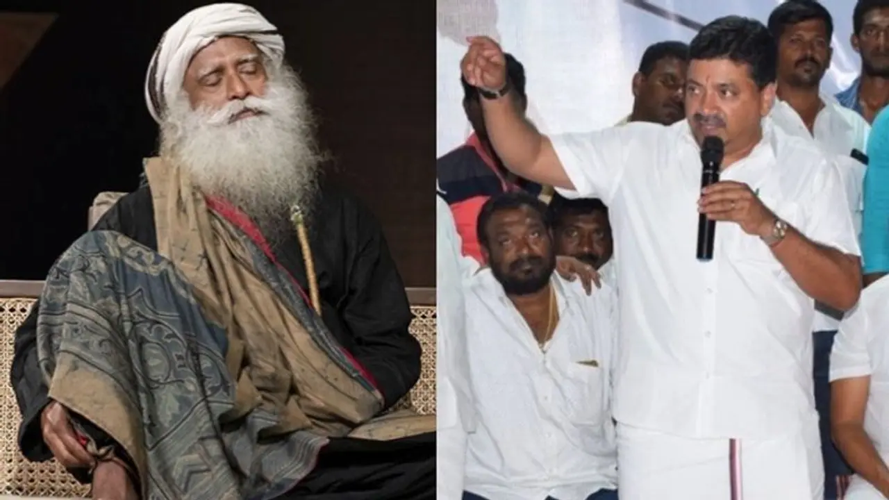 Tamil Nadu minister calls Sadhguru a 'law violator who will pay sooner or later' Tamil Nadu minister calls Sadhguru a 'law violator who will pay sooner or later'