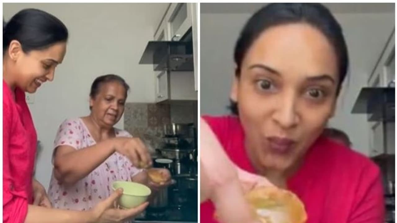 അമ്മ തയ്യാറാക്കിയ പാനിപൂരി; വീഡിയോ പങ്കുവച്ച് ലെന അമ്മ തയ്യാറാക്കിയ പാനിപൂരി; വീഡിയോ പങ്കുവച്ച് ലെന