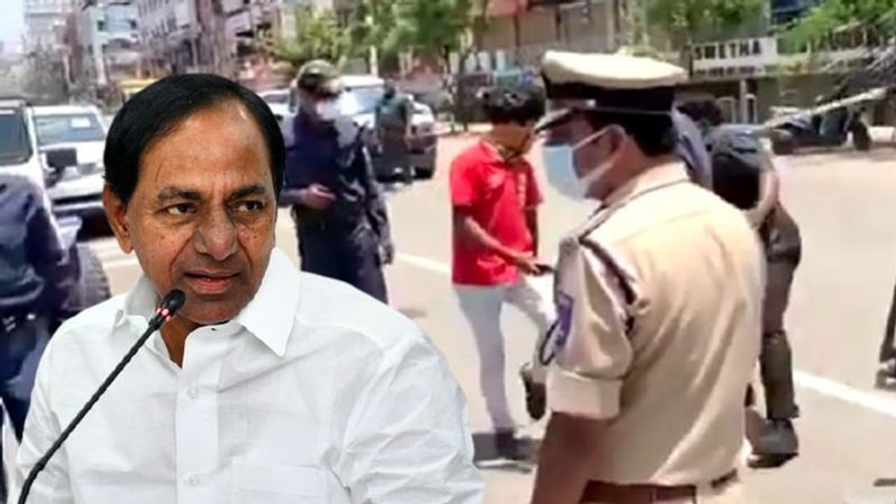 తెలంగాణలో కరోనా కట్టడి: కేసీఆర్ అసహనం, పోలీసుల ఓవర్ యాక్షన్
