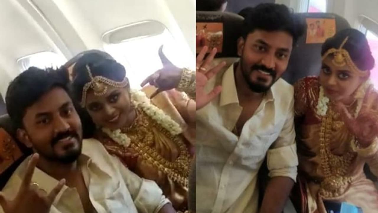 Covid 19 বিধি না মেনে মাঝ আকাশে বিয়ে, Viral Video নিয়ে তদন্তের নির্দেশ Covid 19 বিধি না মেনে মাঝ আকাশে বিয়ে, Viral Video নিয়ে তদন্তের নির্দেশ