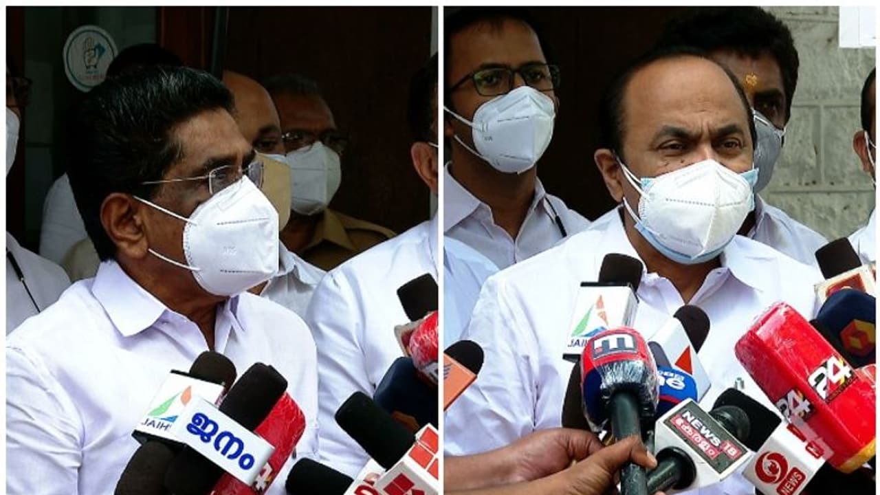 സ്ഥാനമാറ്റത്തോട് പ്രതികരിക്കാതെ മുല്ലപ്പള്ളി; പാര്ട്ടി തീരുമാനിക്കുമെന്ന് വിഡി സതീശൻ സ്ഥാനമാറ്റത്തോട് പ്രതികരിക്കാതെ മുല്ലപ്പള്ളി; പാര്ട്ടി തീരുമാനിക്കുമെന്ന് വിഡി സതീശൻ