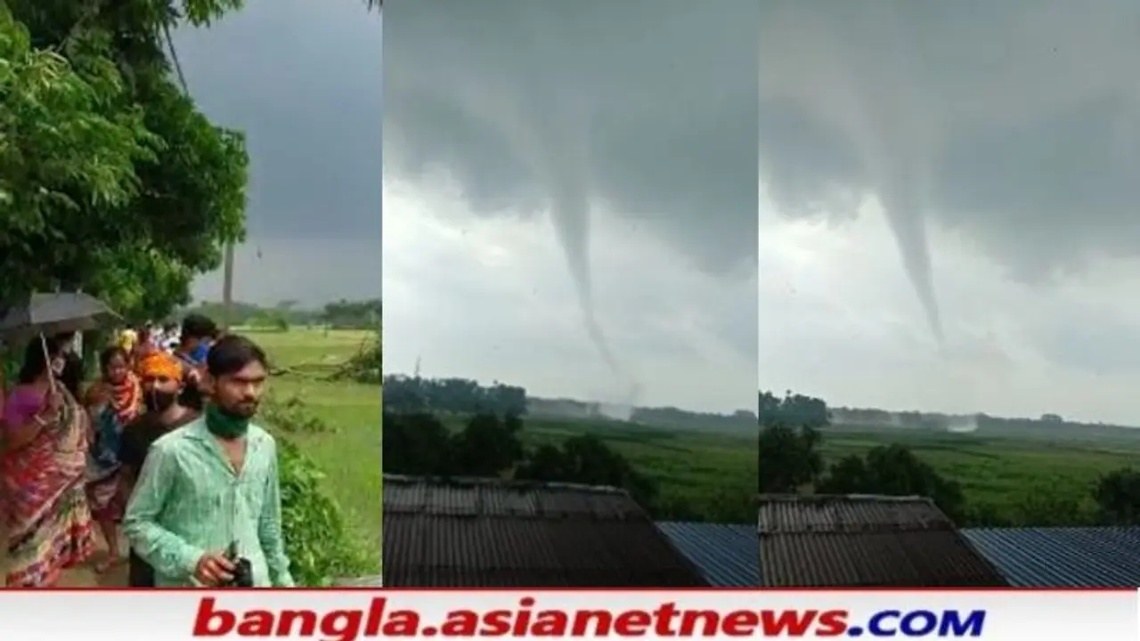 বাংলায় ফের টর্নেডো, লন্ডভন্ড অশোকনগর, আশ্রয়হীন বহু মানুষ বাংলায় ফের টর্নেডো, লন্ডভন্ড অশোকনগর, আশ্রয়হীন বহু মানুষ