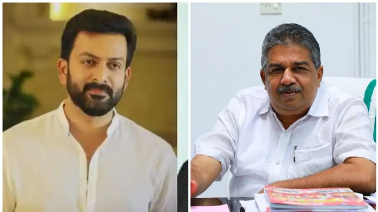 'ആക്രമണം ഫാസിസ്റ്റ് സമീപനം, പൃഥ്വിരാജിന് പിന്തുണ', ഐക്യദാർഢ്യം അറിയിച്ച് സാംസ്കാരിക മന്ത്രി 'ആക്രമണം ഫാസിസ്റ്റ് സമീപനം, പൃഥ്വിരാജിന് പിന്തുണ', ഐക്യദാർഢ്യം അറിയിച്ച് സാംസ്കാരിക മന്ത്രി