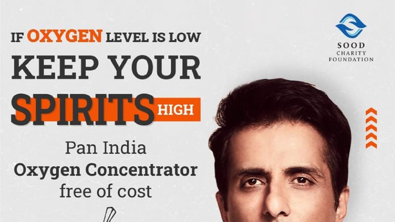 పాన్ ఇండియా లెవెల్లో ఉచితంగా సోనూసూద్ ఆక్సిజన్ పంపిణీ!