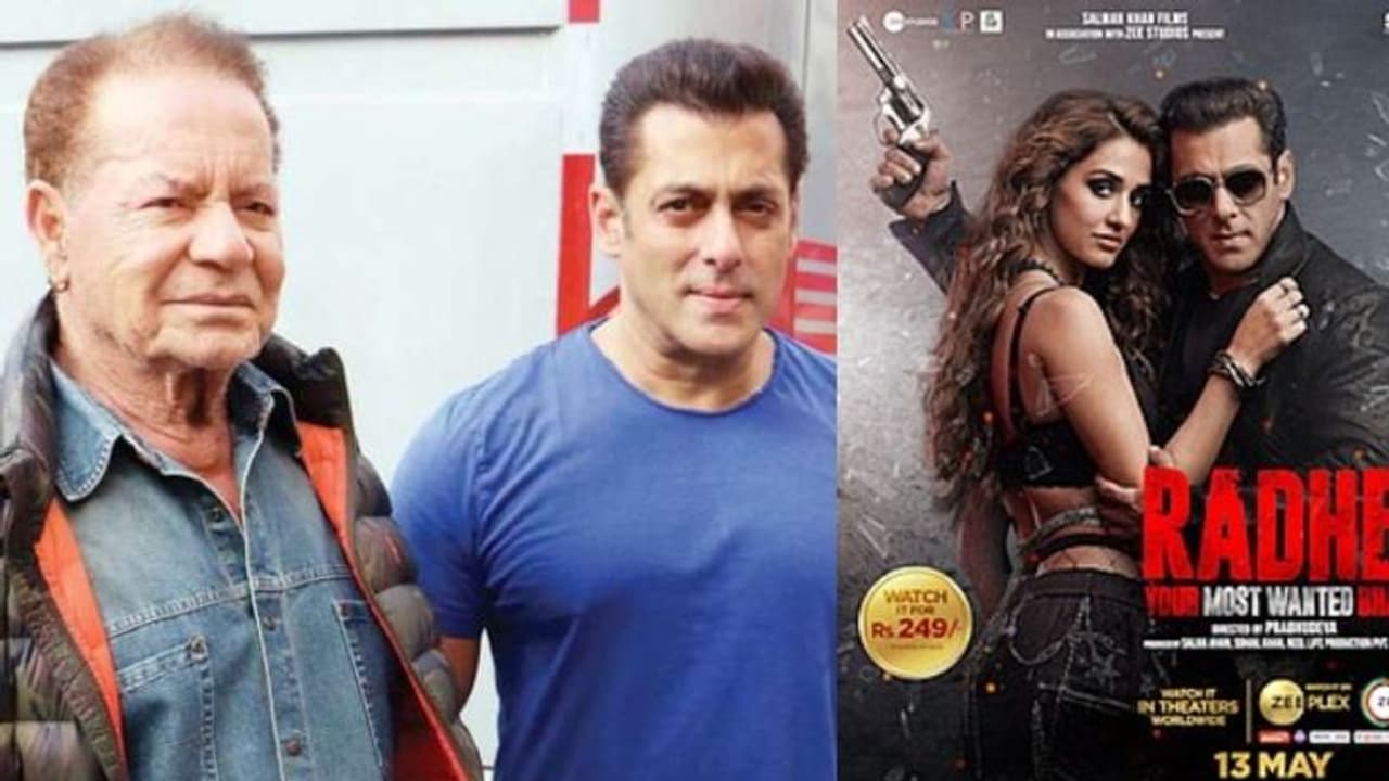 'രാധെ മികച്ച സിനിമയൊന്നുമല്ല': സല്മാന് ഖാന്റെ അച്ഛന് സലിം ഖാന് 'രാധെ മികച്ച സിനിമയൊന്നുമല്ല': സല്മാന് ഖാന്റെ അച്ഛന് സലിം ഖാന്