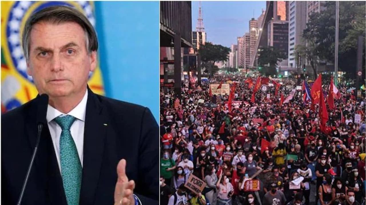 കൊവിഡ് നിസ്സാരമെന്ന് ബോൾസനാരോ, മതി ഈ സർക്കാരെന്ന് ജനങ്ങൾ; തെരുവുകളിൽ പ്രതിഷേധിച്ച് പതിനായിരങ്ങൾ