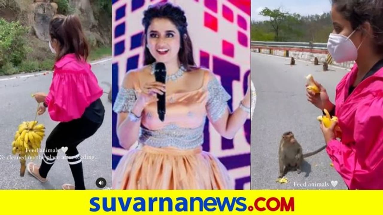 ಲಾಕ್‌ಡೌನ್‌ನಲ್ಲಿ ಕೋತಿಗಳ ಕಾಳಜಿ ವಹಿಸಿದ ನಿರೂಪಕಿ ಚೈತ್ರಾ ವಾಸುದೇವನ್!