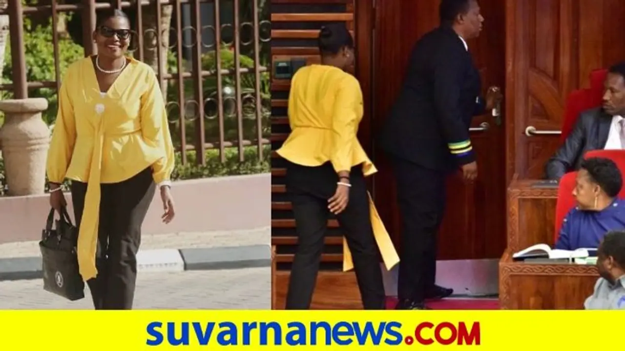 ಹೋಗಿ ಸರಿ ಡ್ರೆಸ್ ಮಾಡ್ಕೊಂಡ್ ಬನ್ನಿ: ಟೈಟ್ ಪ್ಯಾಂಟ್ ಧರಿಸಿದ ಸಂಸದೆ ಸಂಸತ್ತಿನಿಂದ ಹೊರಕ್ಕೆ