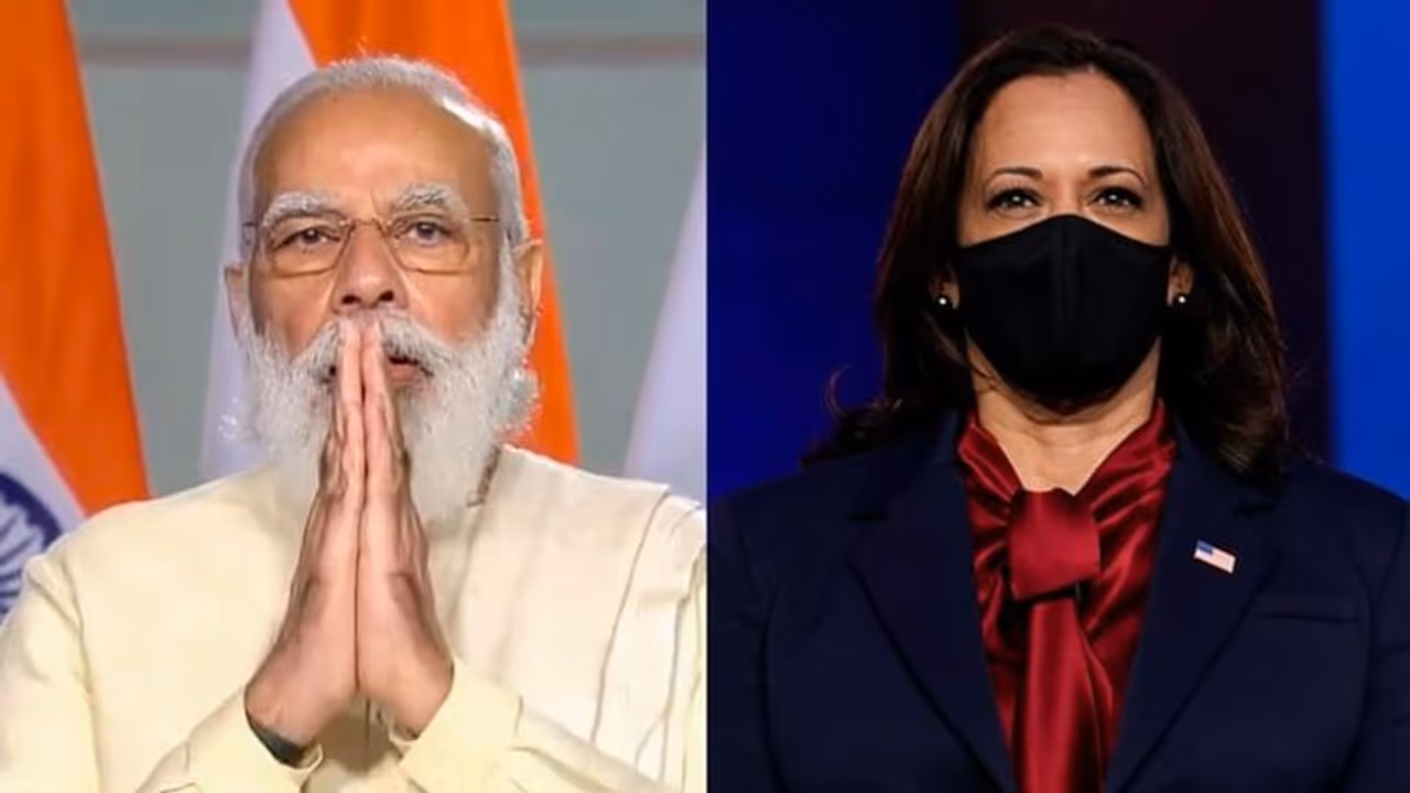 PM Modi, Kamala Harris speak over the phone before US sends vaccines for India PM Modi, Kamala Harris speak over the phone before US sends vaccines for India