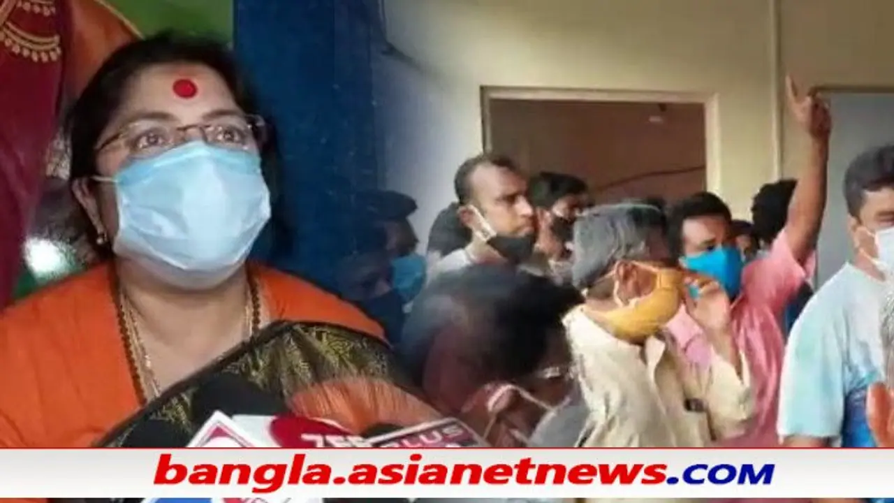 চুঁচুড়ায় বিজেপি কর্মীদের বিক্ষোভের মুখে দিলীপ ঘোষ, তৃণমূলের ইন্ধন দেখছেন লকেট চুঁচুড়ায় বিজেপি কর্মীদের বিক্ষোভের মুখে দিলীপ ঘোষ, তৃণমূলের ইন্ধন দেখছেন লকেট