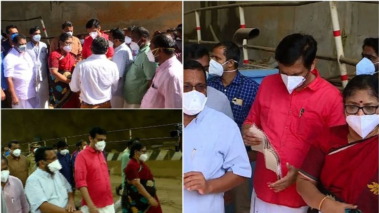 കുതിരാൻ തുരങ്കം എത്രയും പെട്ടെന്ന് തുറക്കാൻ സർക്കാർ ശ്രമം; മന്ത്രിമാരുടെ സംഘം കുതിരാൻ സന്ദർശിച്ചു