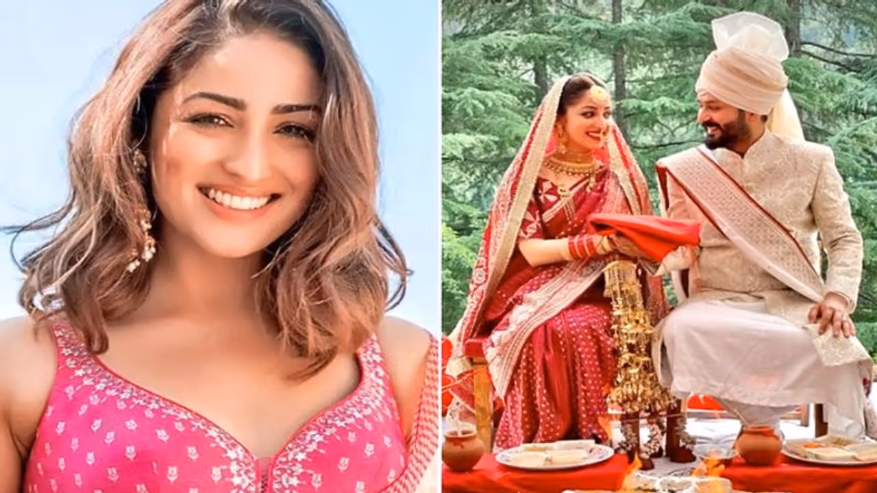 Yami Gautam is 'simply happy' in her first pic post wedding, looks pretty in floral dress worth Rs 8900