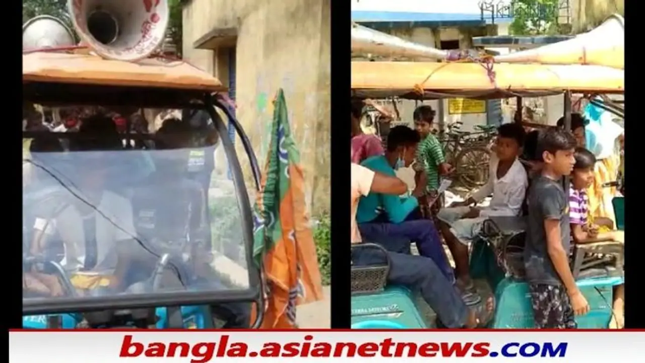 ভোট পরবর্তী সন্ত্রাস, অভিনব কায়দায় মাইকে প্রচার করে বিজেপি ছাড়ার কথা ঘোষণা বীরভূমে