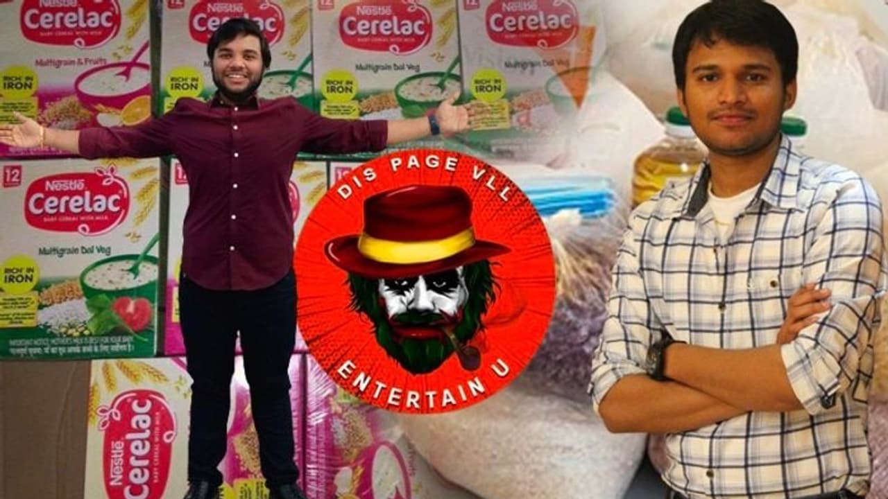 జీవనాధారం కోల్పోయిన కుటుంబాలకు ఆధారంగా మారిన ఇద్దరు మీమ్ మేకర్స్ జీవనాధారం కోల్పోయిన కుటుంబాలకు ఆధారంగా మారిన ఇద్దరు మీమ్ మేకర్స్